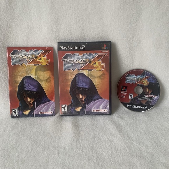 Tekken 4 (Sony PlayStation 2, PS2 2002) CIB W/Manual - Picture 1 of 12